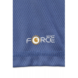 103570, FORCE FISHING T-SHIRT S/S, Tshirt, polyester, Carhartt,  FORCE, 445-Federal Blue (Bleuet)