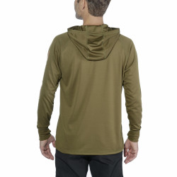 103572, FORCE FISHING HOODED T-SHIRT L/S, Tshirt, polyester, Carhartt,  FORCE, 396-Military Olive (Vert Militaire Foncé)