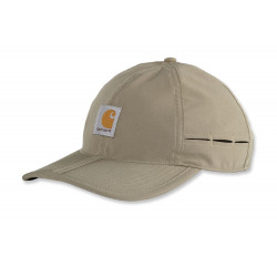 103804, FORCE EXT. ANGLER PACKABLE CAP, Casquette ,  Toile polyester, Carhartt, Fast Dry Rugged Flex 37.5, 251- Desert (Beige)