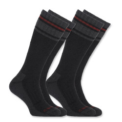 A774-2, COLD WEATHER THERMAL SOCK (2 PAIRES), Chaussettes,  , Carhartt,  , noir